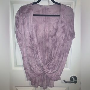 Tie die Draped T-Shirt